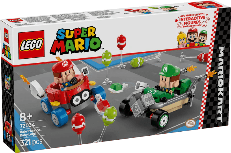 LEGO 72034 Mario Kart Baby Mario vs. Baby Luigi - 