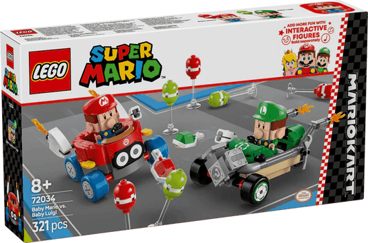 LEGO 72034 Mario Kart Baby Mario vs. Baby Luigi - 
