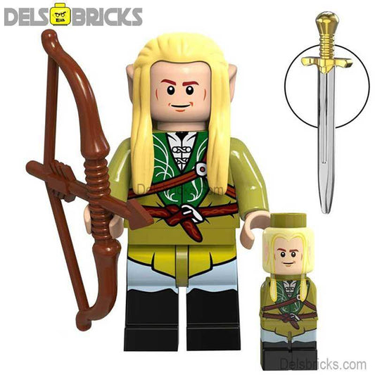 Legolas from Lord of The Rings Lego Minifigures Custom Toys - 