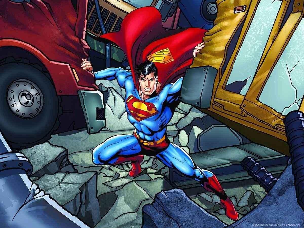 Lenticular 3D Puzzle: DC - Superman Strength - 