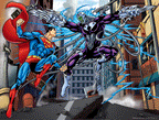 Lenticular 3D Puzzle: DC - Superman vs Electro - 
