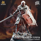 Leopold the Undying (Cursed Male Human Paladin) - 32mm Scale