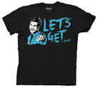 Let's Get Weird Flip Adam DeMamp Face T-shirt - S