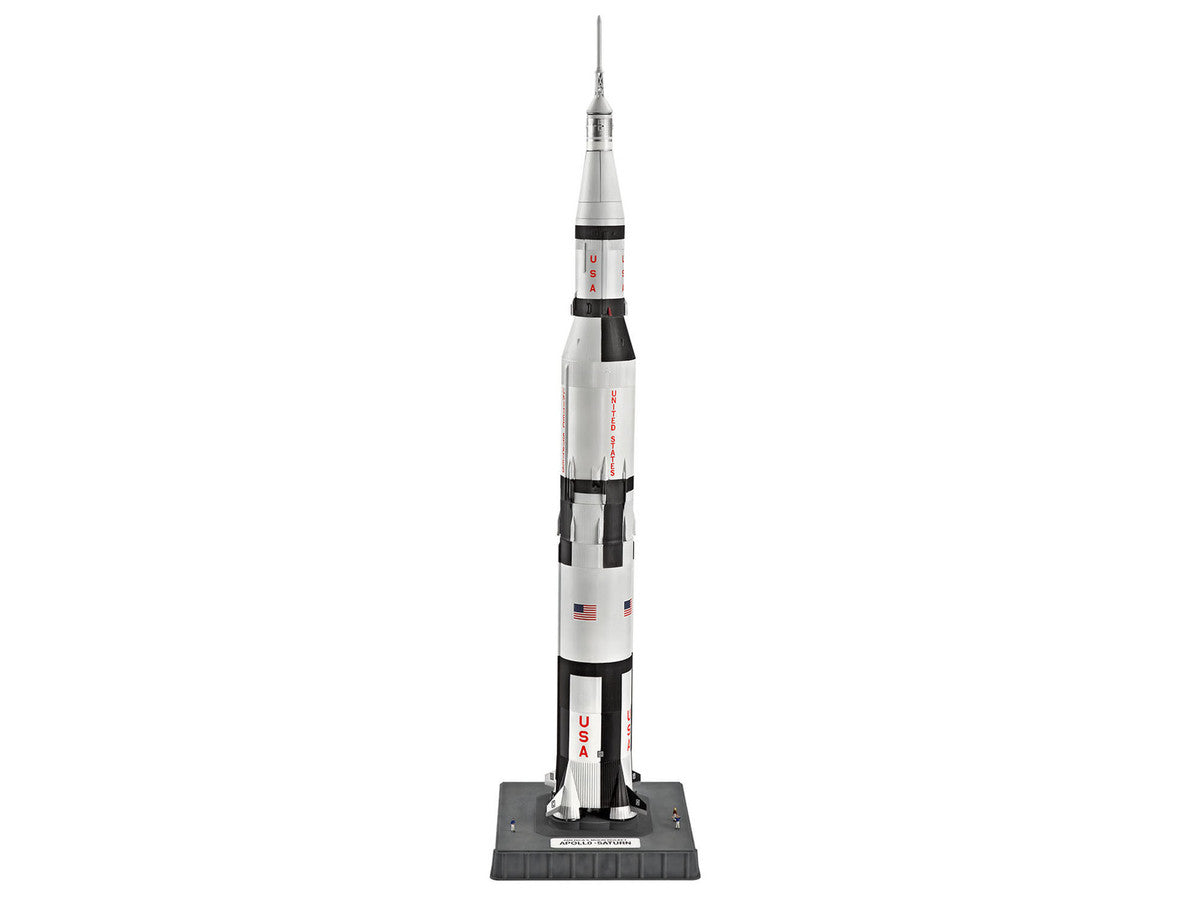 Level 4 Model Kit Apollo 11 Saturn V Rocket "50th Anniversary Moon Landing" 1/144 Scale Model by Revell