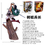 Attack on Titan Mikasa & Levi PVC Action Figure Set - 28cm With box