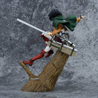 Attack on Titan Mikasa & Levi PVC Action Figure Set - 24cm No box