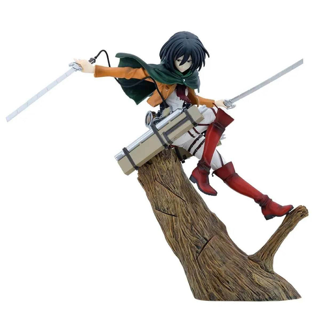 Attack on Titan Mikasa & Levi PVC Action Figure Set - 24cm No box