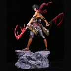 Attack on Titan Mikasa & Levi PVC Action Figure Set - 33cm No box