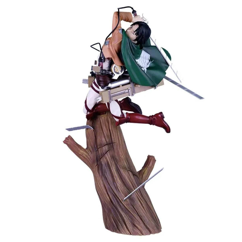Attack on Titan Mikasa & Levi PVC Action Figure Set - 28cm No box
