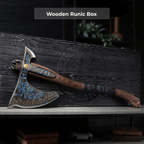 Leviathan Kratos axe with carved handle 35.8"