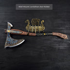 Leviathan Kratos axe with carved handle 35.8"