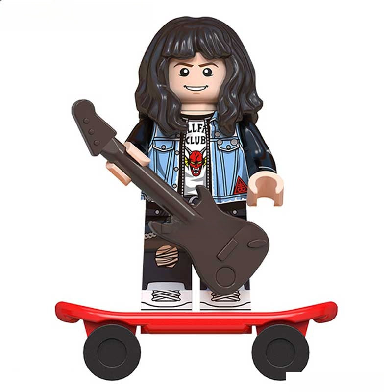 Eddie Munson Stranger Things Lego Minifigures Custom Toys