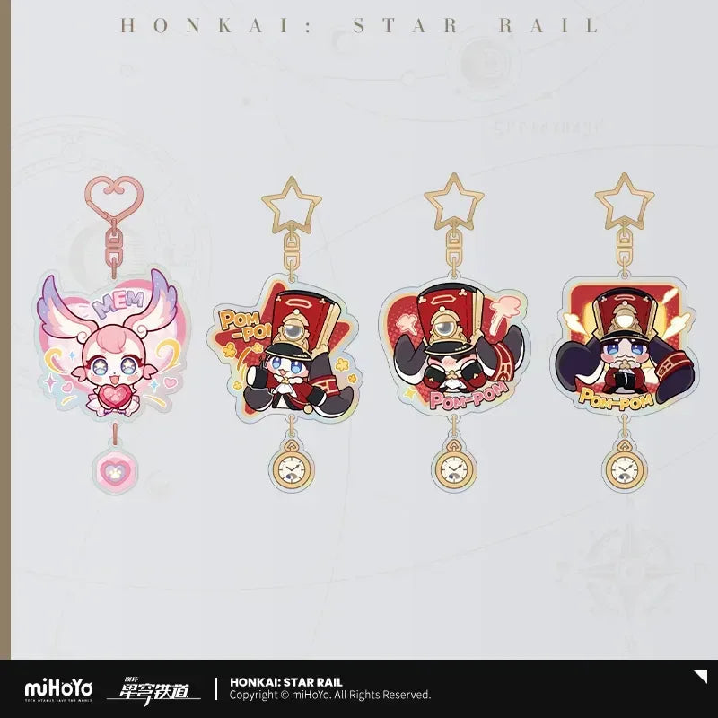 Pom-Pom Exhibition Series Pom-Pom Acrylic Keychain Honkai: Star Rail