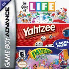 Life/Yahtzee/Payday - Nintendo GameBoy Advance