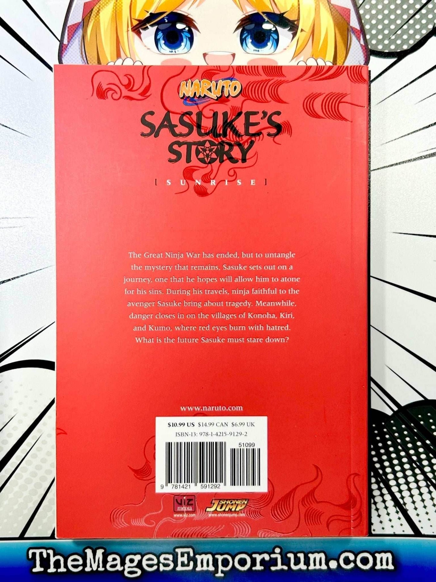 Naruto Sasuke's Story Sunrise Light Novel - 