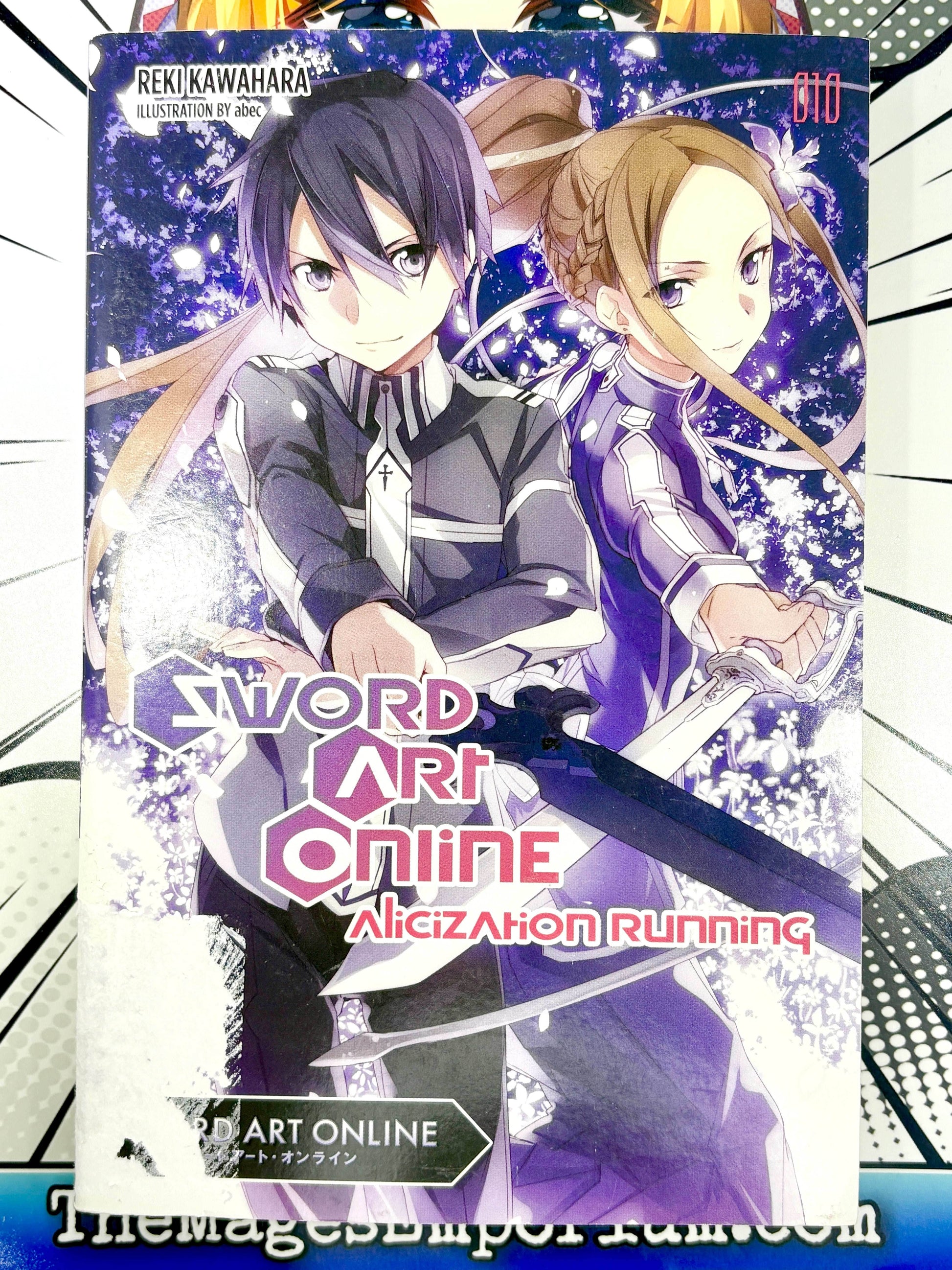 Sword Art Online Alicization Running Vol 10 Light Novel DAMAGED - 