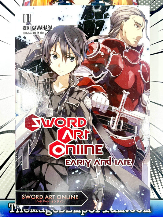 Sword Art Online Early And Late Vol 8 Light Novel DAMAGED - 