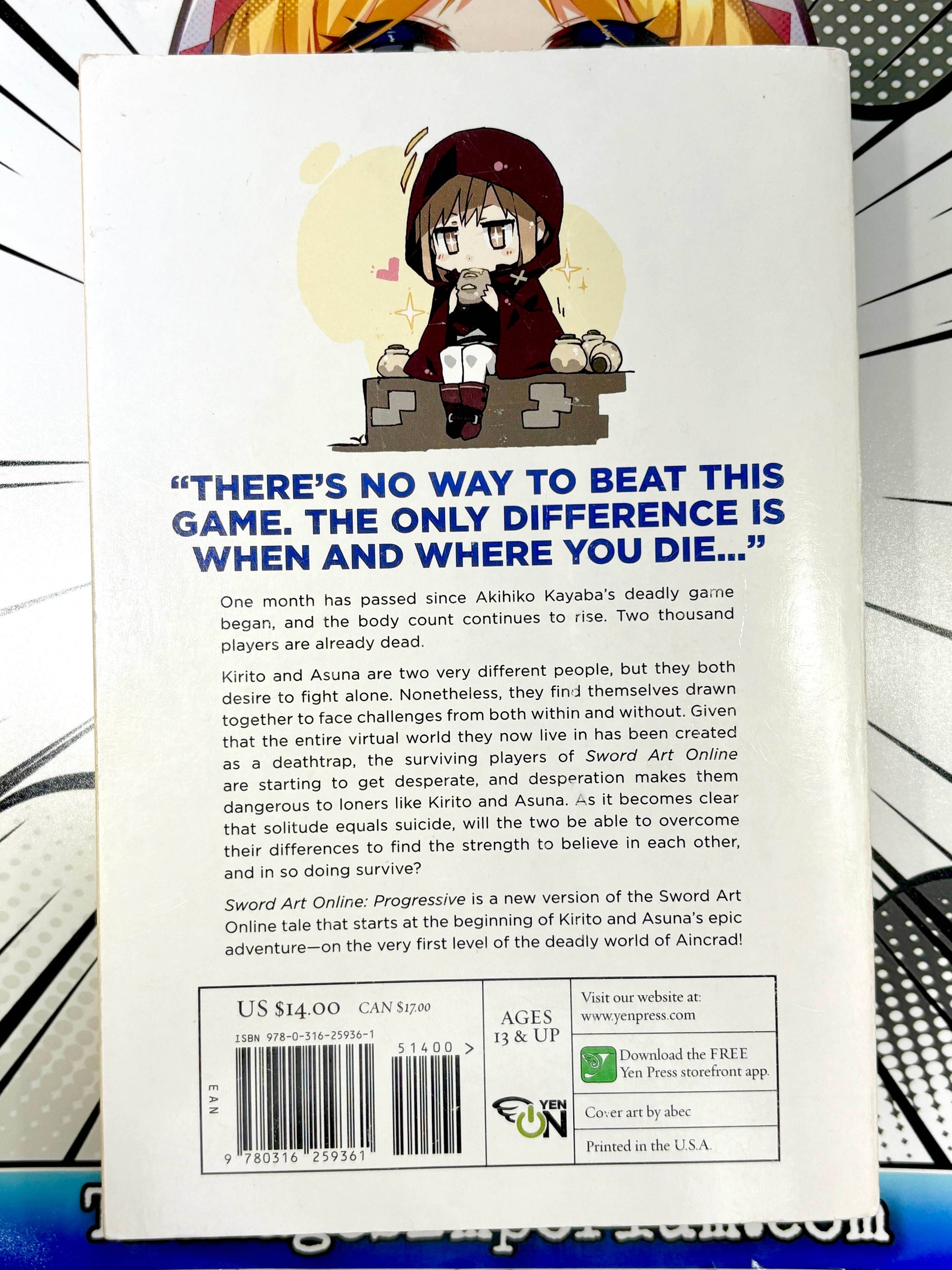 Sword Art Online Progressive Vol 1 Light Novel - 