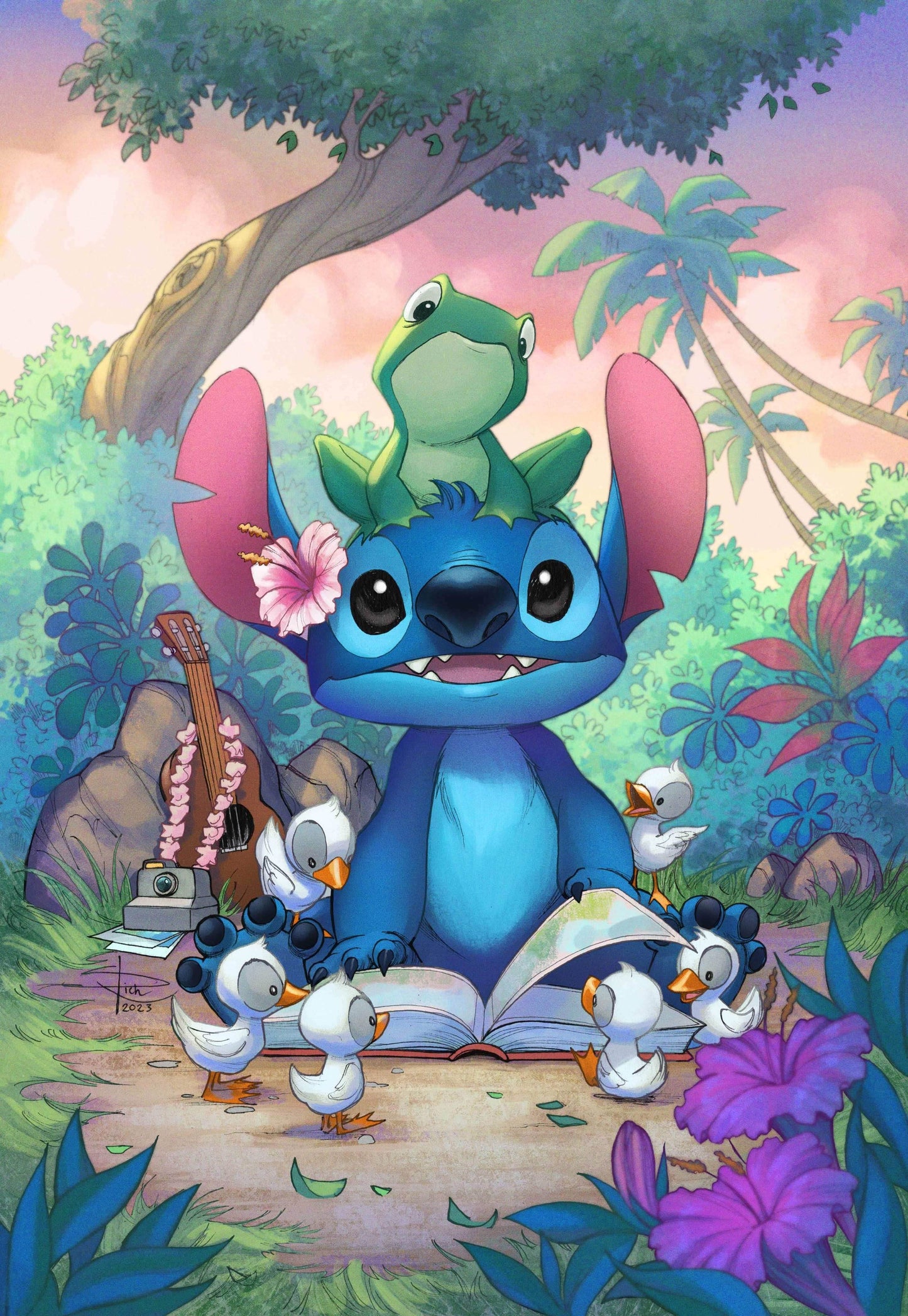DISNEY'S LILO & STITCH #1 (SABINE RICH MEGACON EXCLUSIVE VARIANT) ~ Dynamite - 