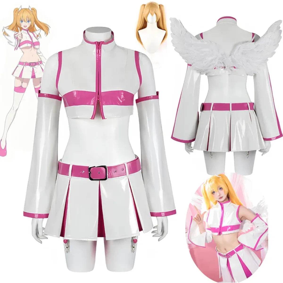 2.5D Seduction Lilysa Amano Cosplay Costume – Full Set with Wig - XS / Wig Only