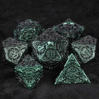Limited Clearance-Metal Pirate DND Dice Set｜3D Embossed Metal