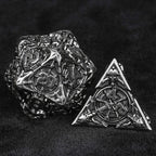 Limited Clearance-Metal Pirate DND Dice Set｜3D Embossed Metal