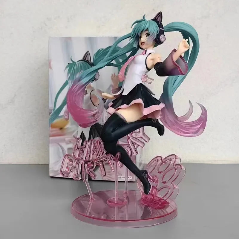 Limited Edition Hatsune Miku Manga Statue Figurines Collectible PVC Action Figure 14~25cm