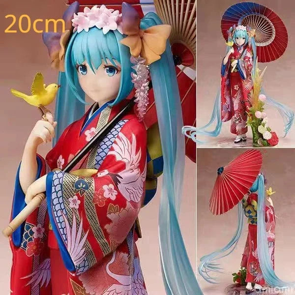 Limited Edition Hatsune Miku Manga Statue Figurines Collectible PVC Action Figure 14~25cm