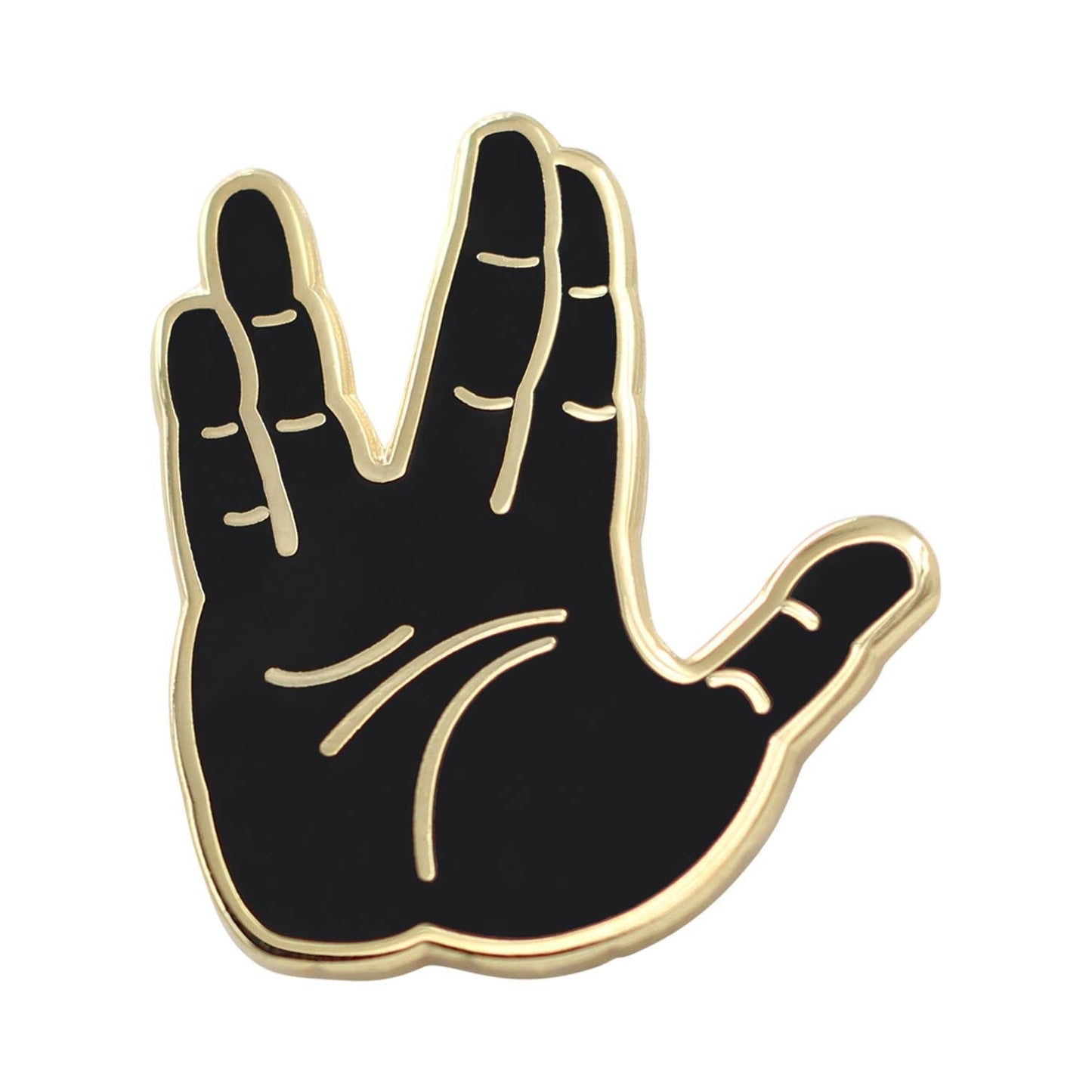 Live Long & Prosper Emoji – Star Trek Enamel Pin