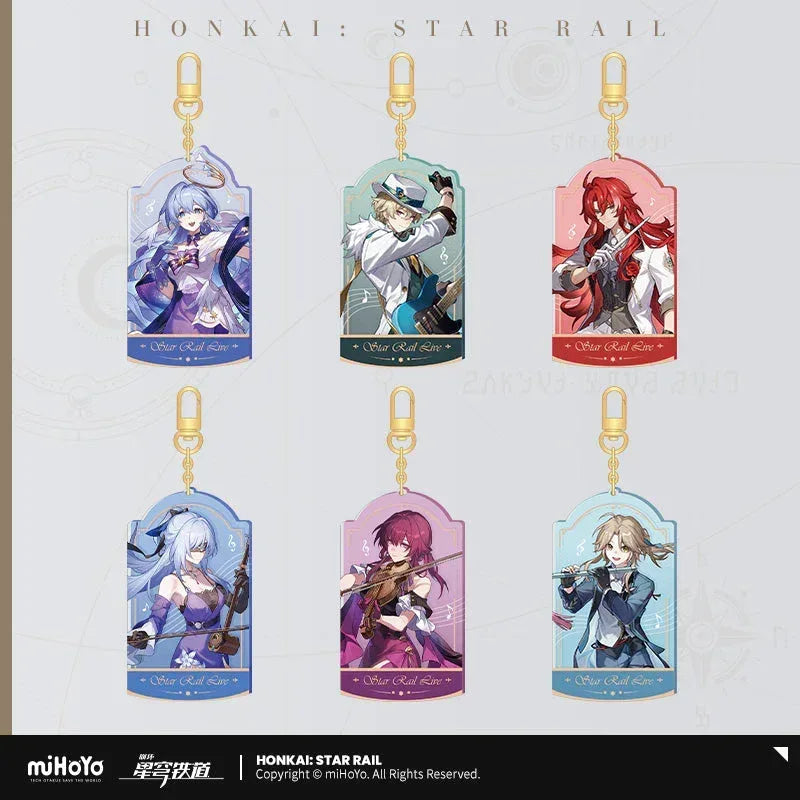 LIVE Series Quicksand Acrylic Keychain Honkai: Star Rail