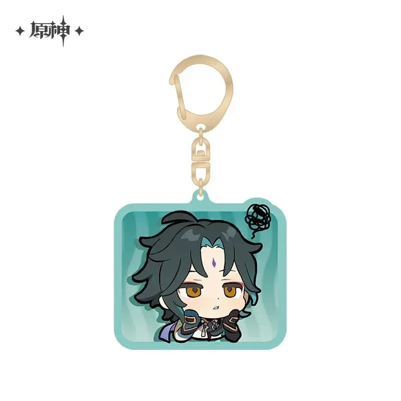 Liyue Chibi Emojis Series Keychain Genshin Impact