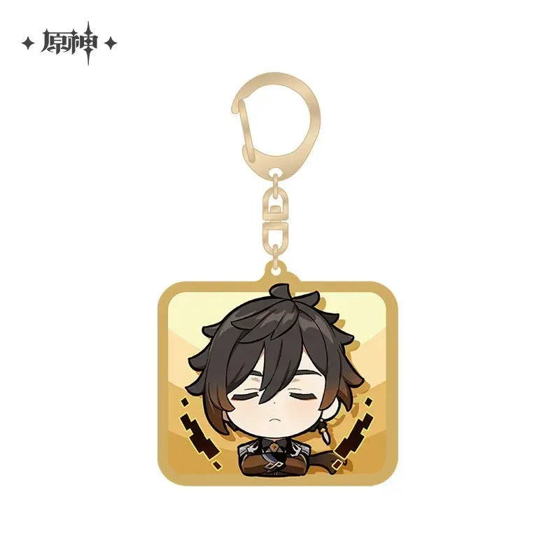 Liyue Chibi Emojis Series Keychain Genshin Impact