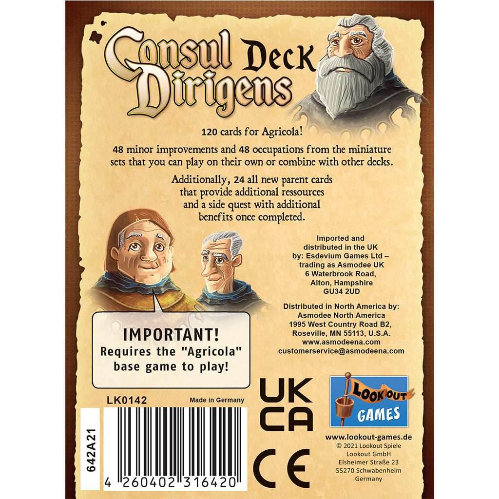 Agricola: Consul Dirigens Deck Expansion - 