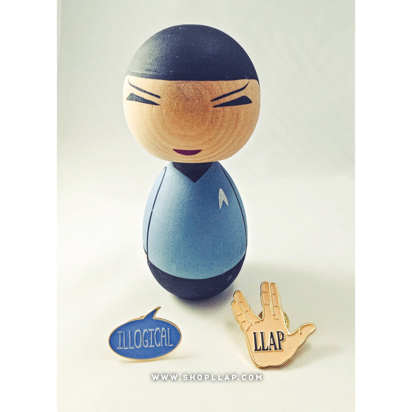 "Illogical" Speech Bubble Enamel Pin