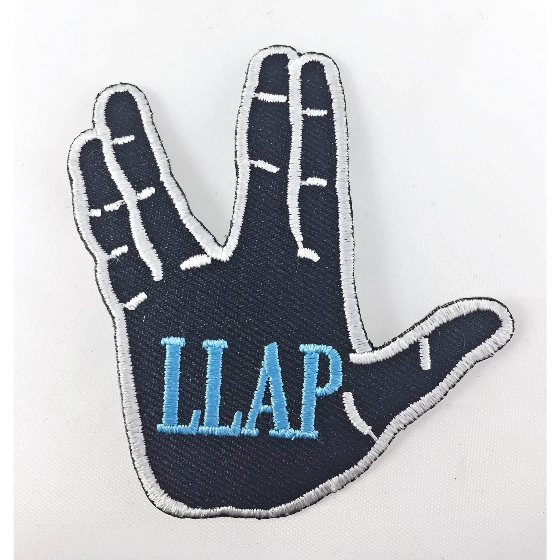 LLAP Embroidered Patch with Vulcan Salute WHOLESALE - Single