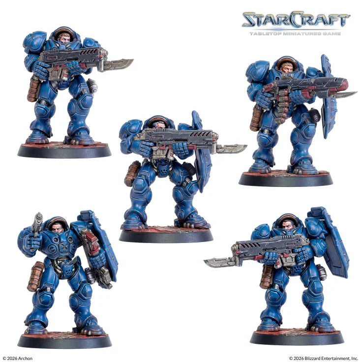 StarCraft The Miniatures Game: Terran: Marine Expansion Set
