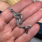 Celtic Trinity Knot Mermaid Necklace