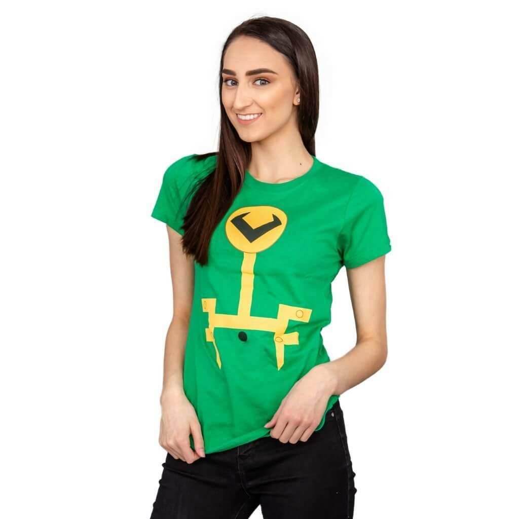 Loki Kawaii Minimal Kid Loki Symbol T-Shirt - S