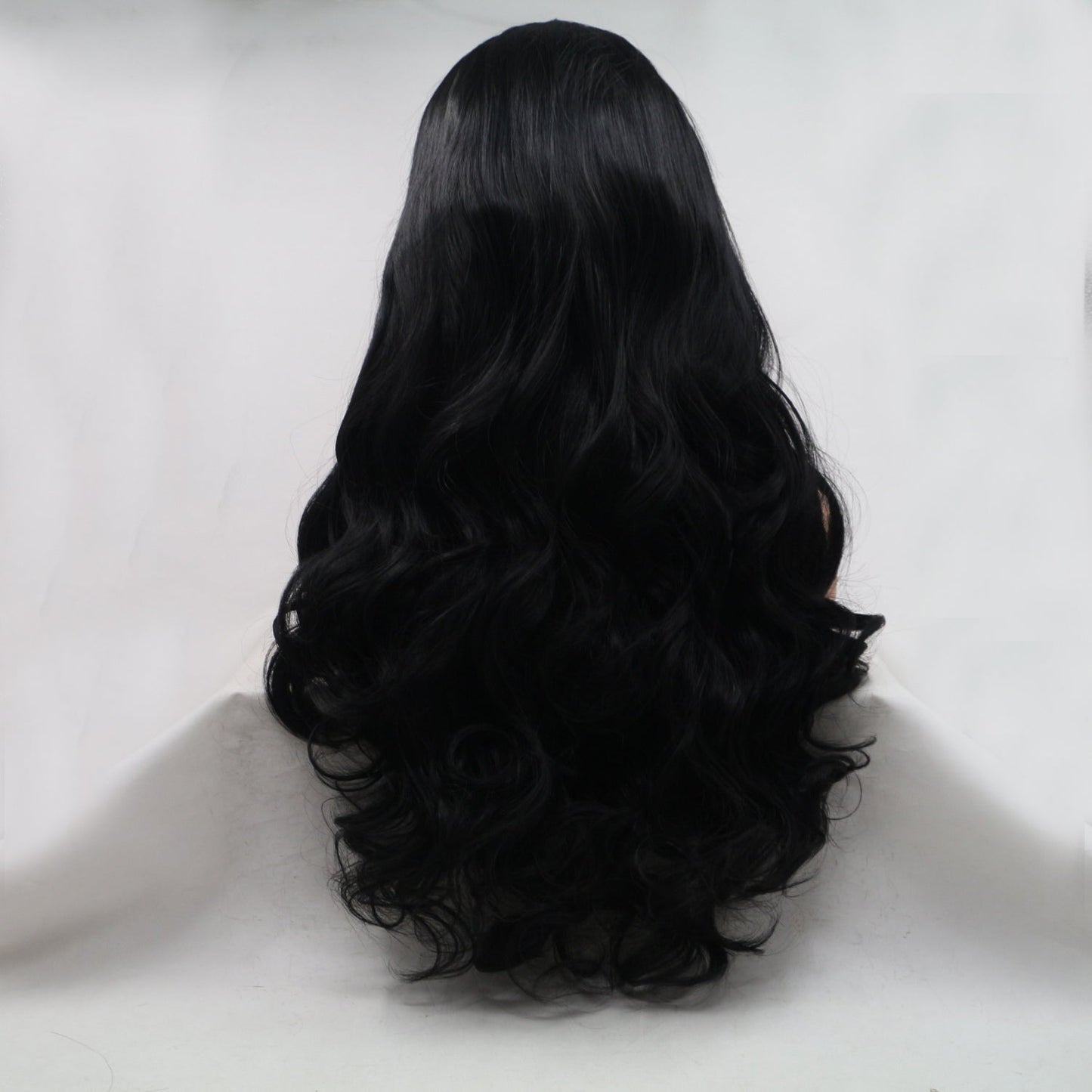 Long black wig