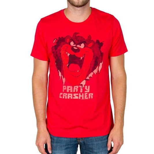 Looney Tunes Tazmanian Devil Party Crasher T-Shirt - S