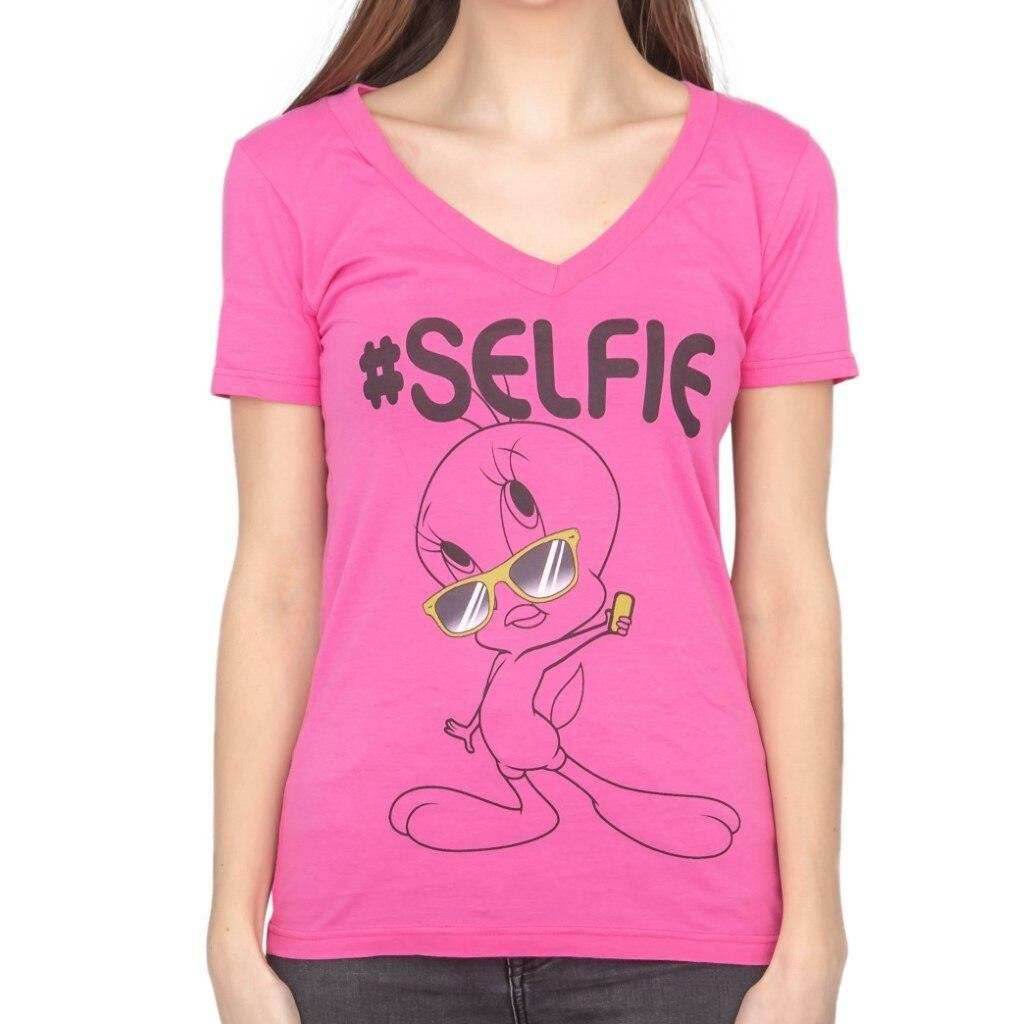 Looney Tunes Tweety #Selfie T-Shirt - S