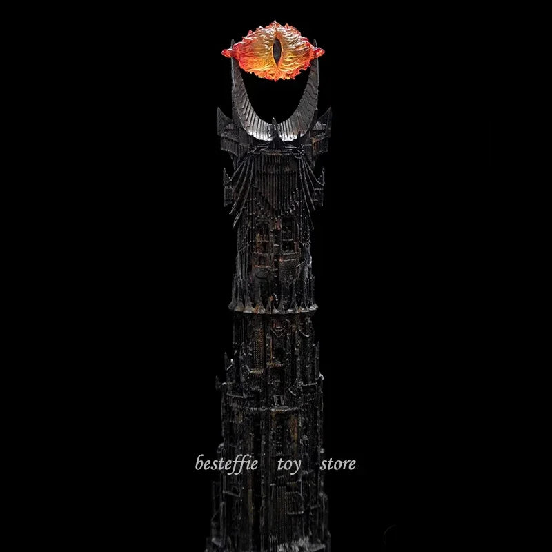 Lord Of Rings Anime Figure Tower Of Barad Dûr Handamde The Dark Tower Action Figures Model Collection Room Ornament Boy Gifts