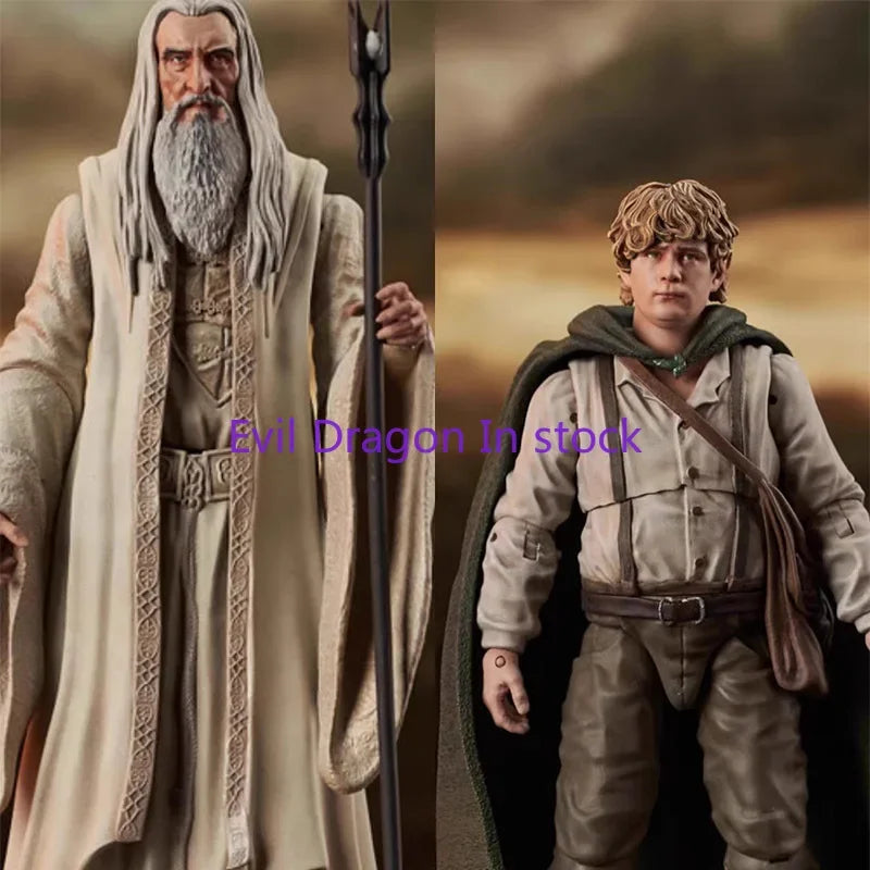 Lord of The Rings Saruman, Samwise Gamgee figure