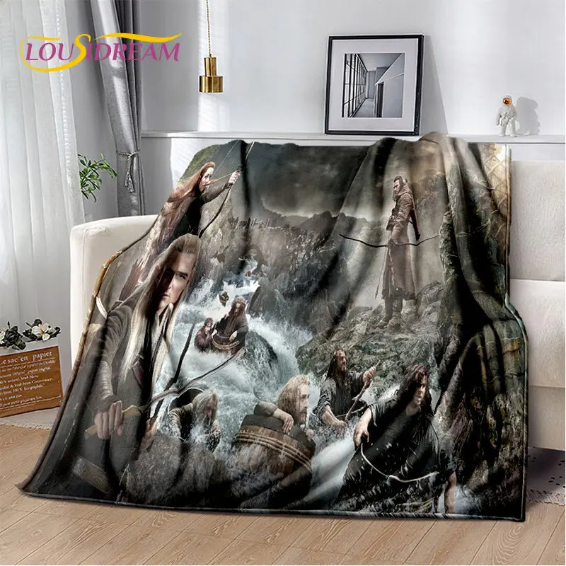 Lord of the Rings Soft Plush Flannel Blanket