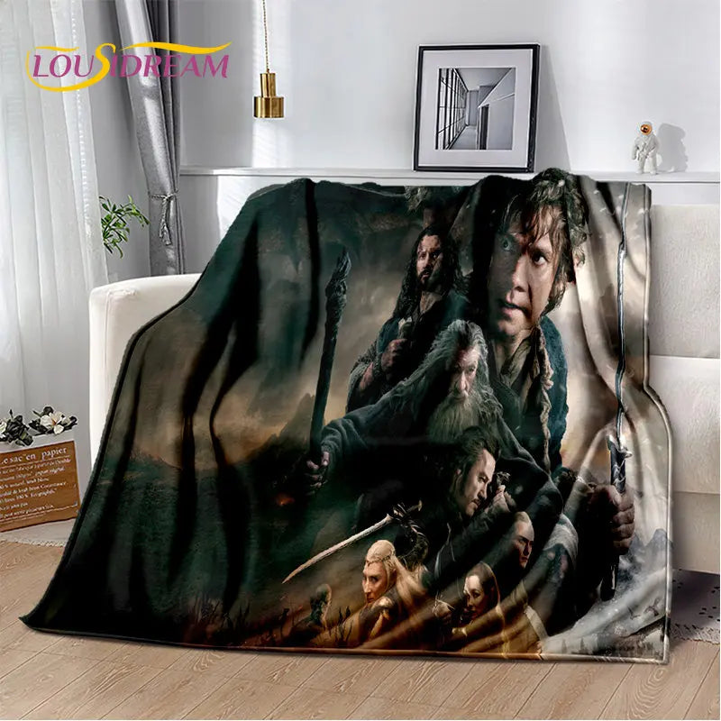 Lord of the Rings Soft Plush Flannel Blanket