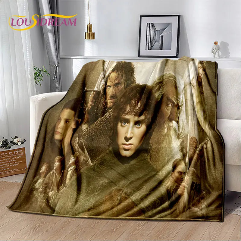 Lord of the Rings Soft Plush Flannel Blanket