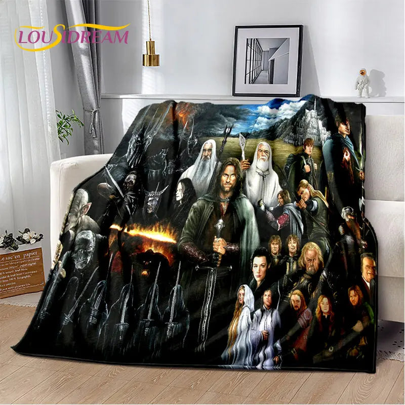 Lord of the Rings Soft Plush Flannel Blanket