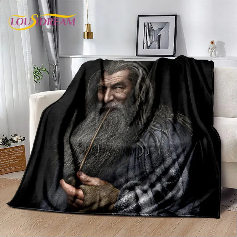 Lord of the Rings Soft Plush Flannel Blanket