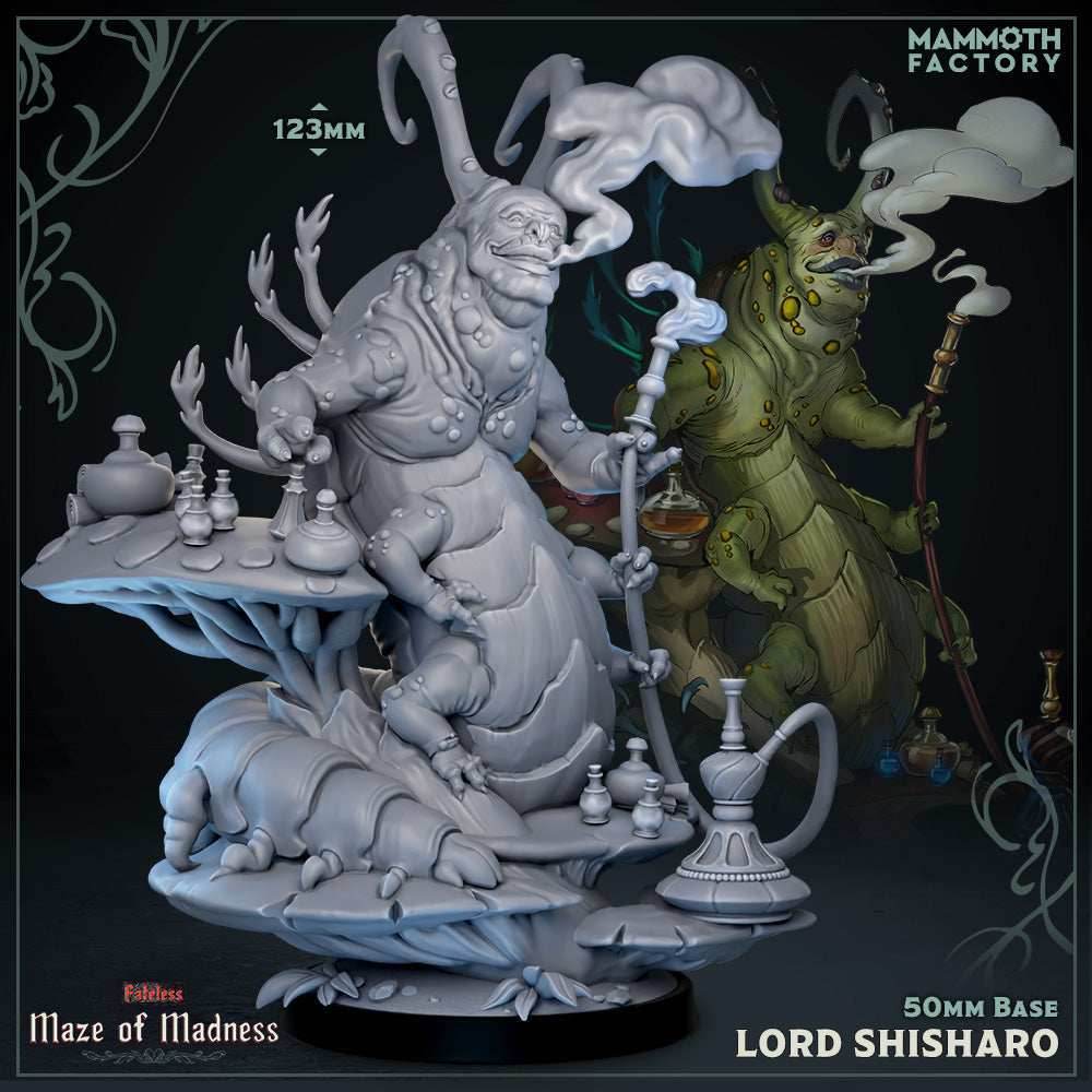 Lord Shisharo (Giant Hookah Smoking Caterpillar) - 