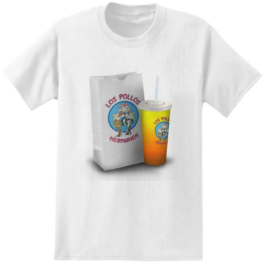 Los Pollos Hermanos Food Bag White T-Shirt - S